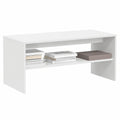Mobile Porta TV Bianco 100 × 40 × 40 cm in Legno Multistrato, Arredo Mobile Porta TV Mobiletto Basso per TV per Tavolino da Salotto Industriale