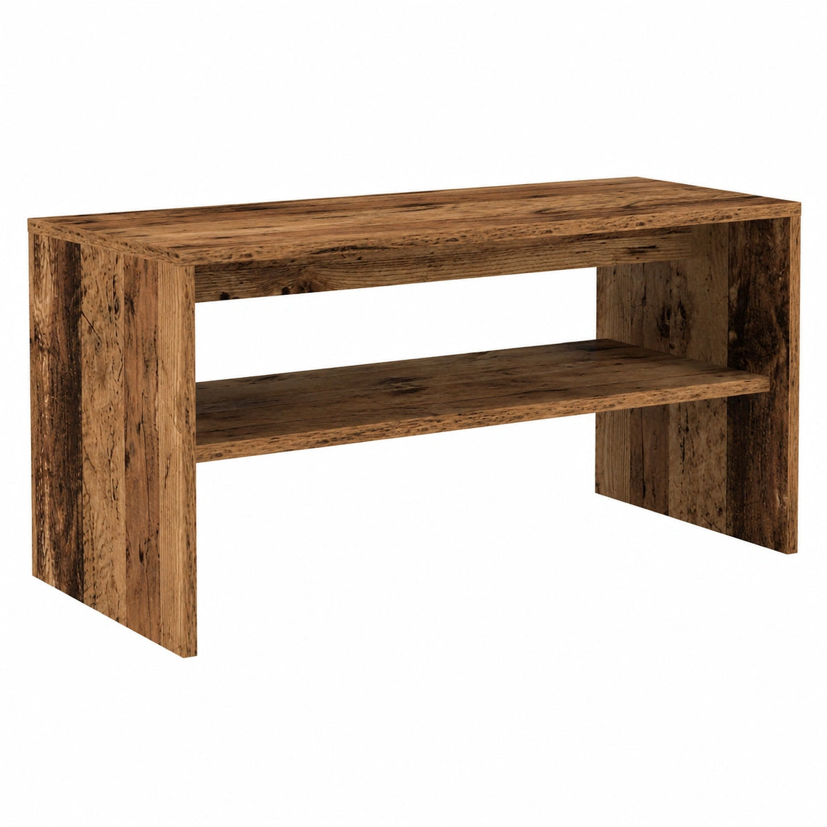 Mobile Porta TV Legno Antico 80 × 40 × 40 cm in Legno Multistrato, Mobile Porta TV Mobiletto Basso per TV per Tavolino da Salotto Industriale