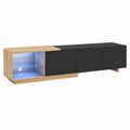 Mobile per TV con 3 Cassetto 2 Ripiani, Mobiletto TV per Salotto e Soggiorno in Legno, Mobile Porta TV Fino 70, 75, 80 Pollici, Consolle Porta TV