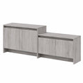 Mobile TV Grigio Sonoma 146,5 × 35 × 50 cm in Truciolato, Tavolino per TV，Mobile Porta TV Soggiorno，Mobiletto Basso per TV da Salotto Industriale