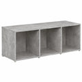 Mobile Porta TV Grigio Cemento 107 × 35 × 37 cm in Truciolato, Mobile Porta TV Mobiletto Basso per TV per Tavolino da Salotto Industriale Supporto TV