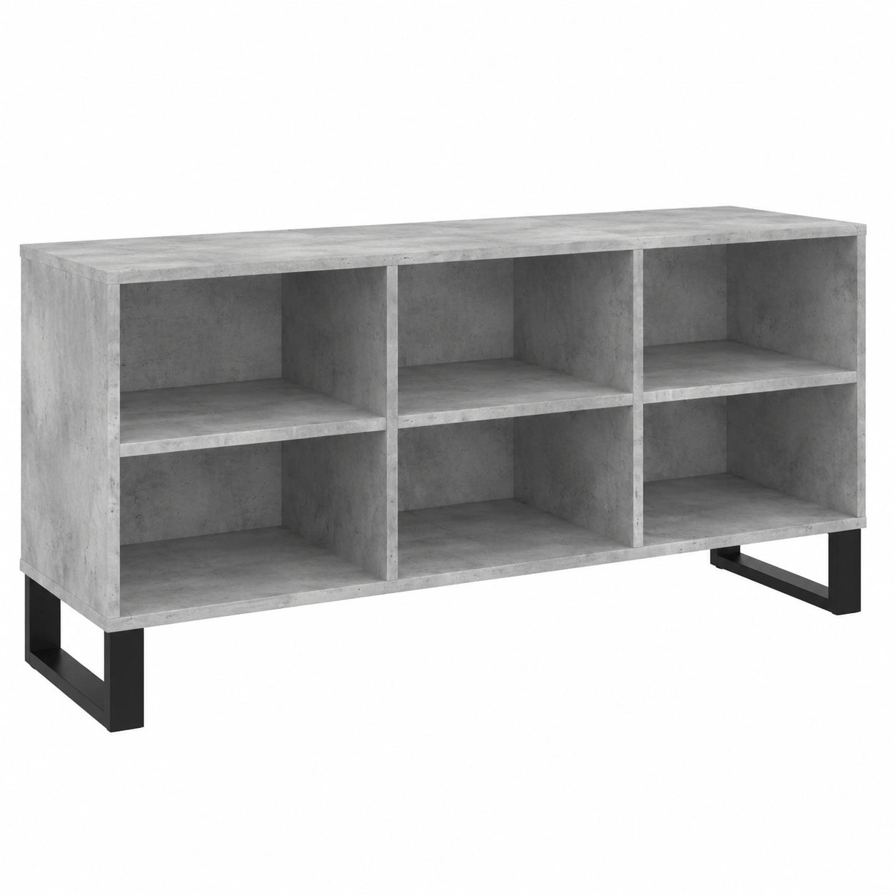 Mobile per TV Grigio Cemento 103,5 × 30 × 50 cm Legno Multistrato, Tavolino per TV，Mobile Porta TV Soggiorno，Mobiletto Basso per TV da Salotto
