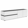 Mobile porta TV Bamako, Credenza da soggiorno, Armadio basso per TV, Base parete attrezzata, in Italy